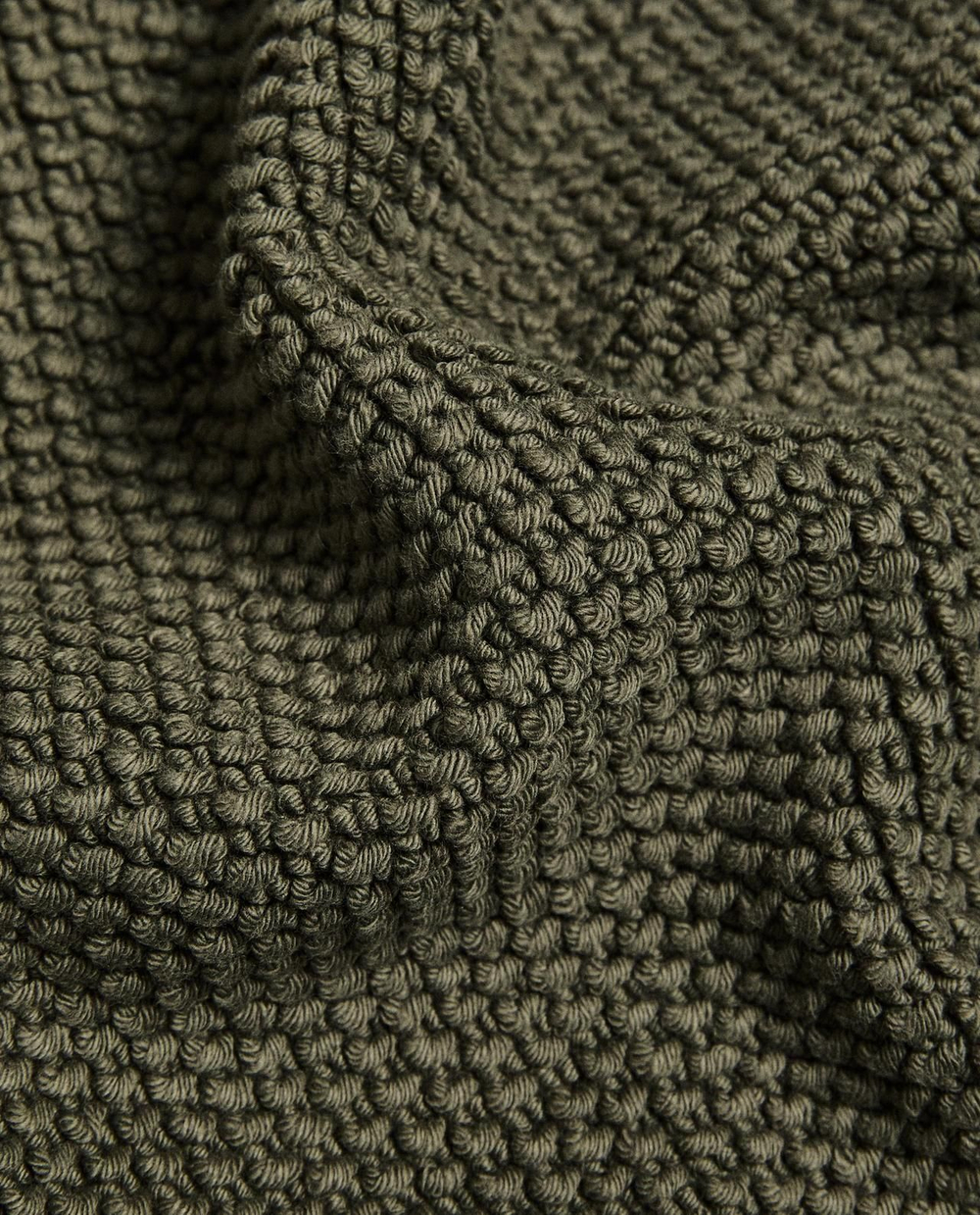 Zara Home - Нескользящий коврик для ванной из хлопка, зеленый, 50x70 см