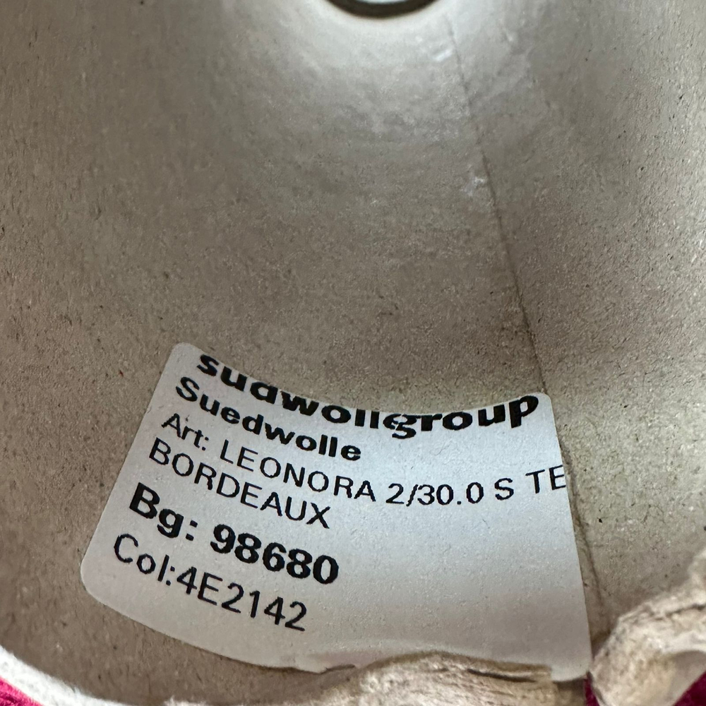 LEONORA - Sudwollegroup; 100% меринос; 1500м/100гр; col. 4E2142, цвет: бордовый винный
