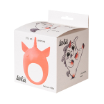 Оранжевое эрекционное кольцо 3,5см с вибрацией Lola Games Mimi Animals Unicorn Alfie Orange 7000-26lola