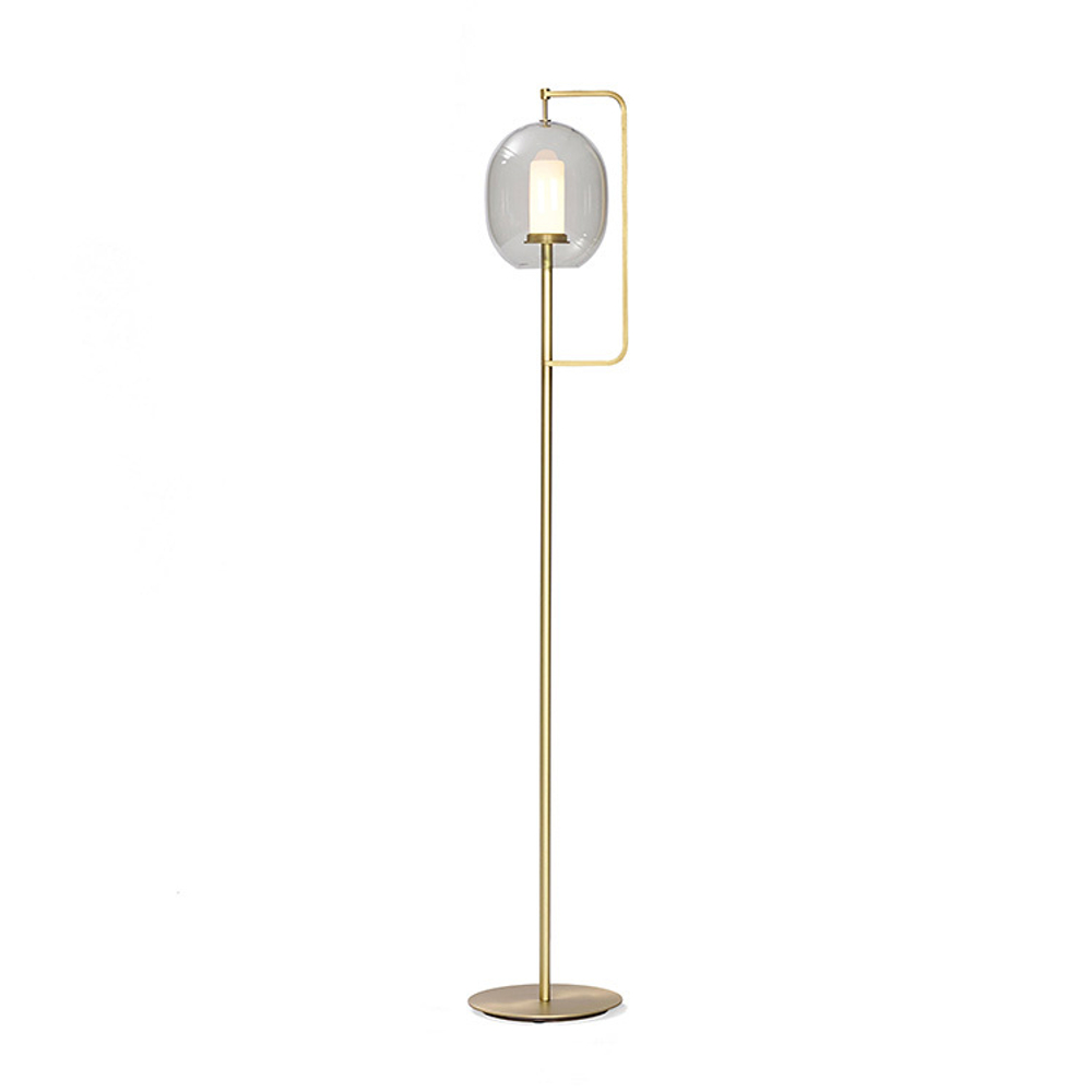 Floor design lamp  Lantern Light by ClassiCon (Gold)