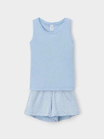 пижама  для девочки  К 1649/небесно-голубой,геометрические ромашки