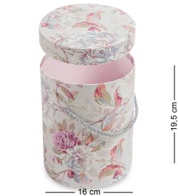 WG-78/2-A Коробка подарочная «Цилиндр» цв.серый