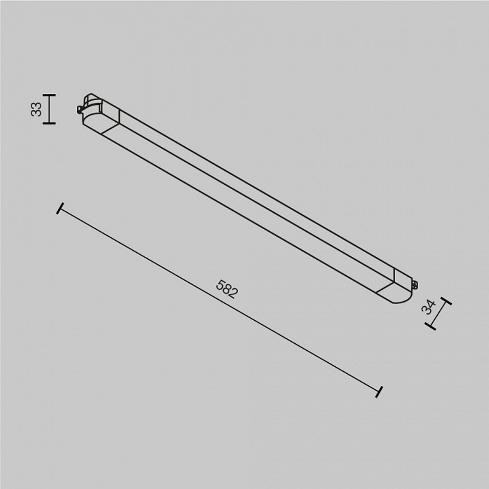 Накладной светильник Maytoni Technical Basis TR000-1-24W4K-B_1