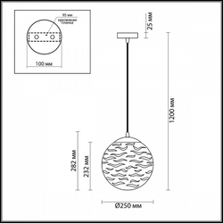 Подвесной светильник Odeon Light 4781/1