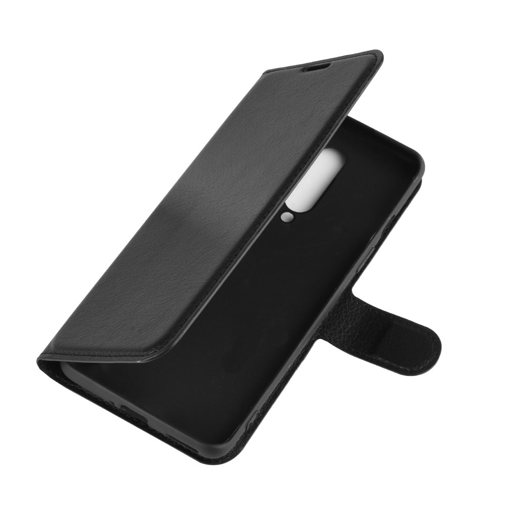 Чехол книжка черного цвета для OnePlus 8, с отсеком для карт и подставкой от Caseport