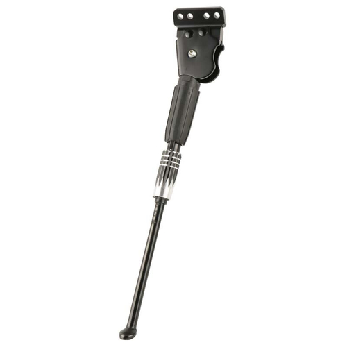 Подножка алюминий 24-28" регулируемая одноперьевая крепл к задний перу 2мя болтами (растоян.между отв. 18 и 40мм) черная CD-405 OSTAND