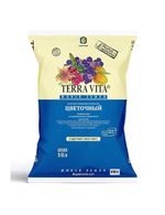 Грунт для цветов почвенный универсальный ЦВЕТОЧНАЯ ЖИВАЯ ЗЕМЛЯ (TERRA VITA) 10 л