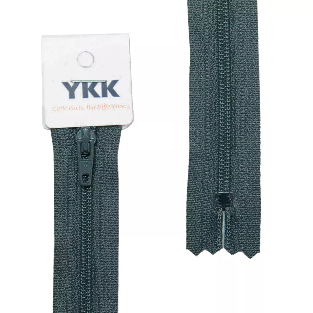 Молния витая, цв.015, неразъемная плоская YKK Тип 3 20 см