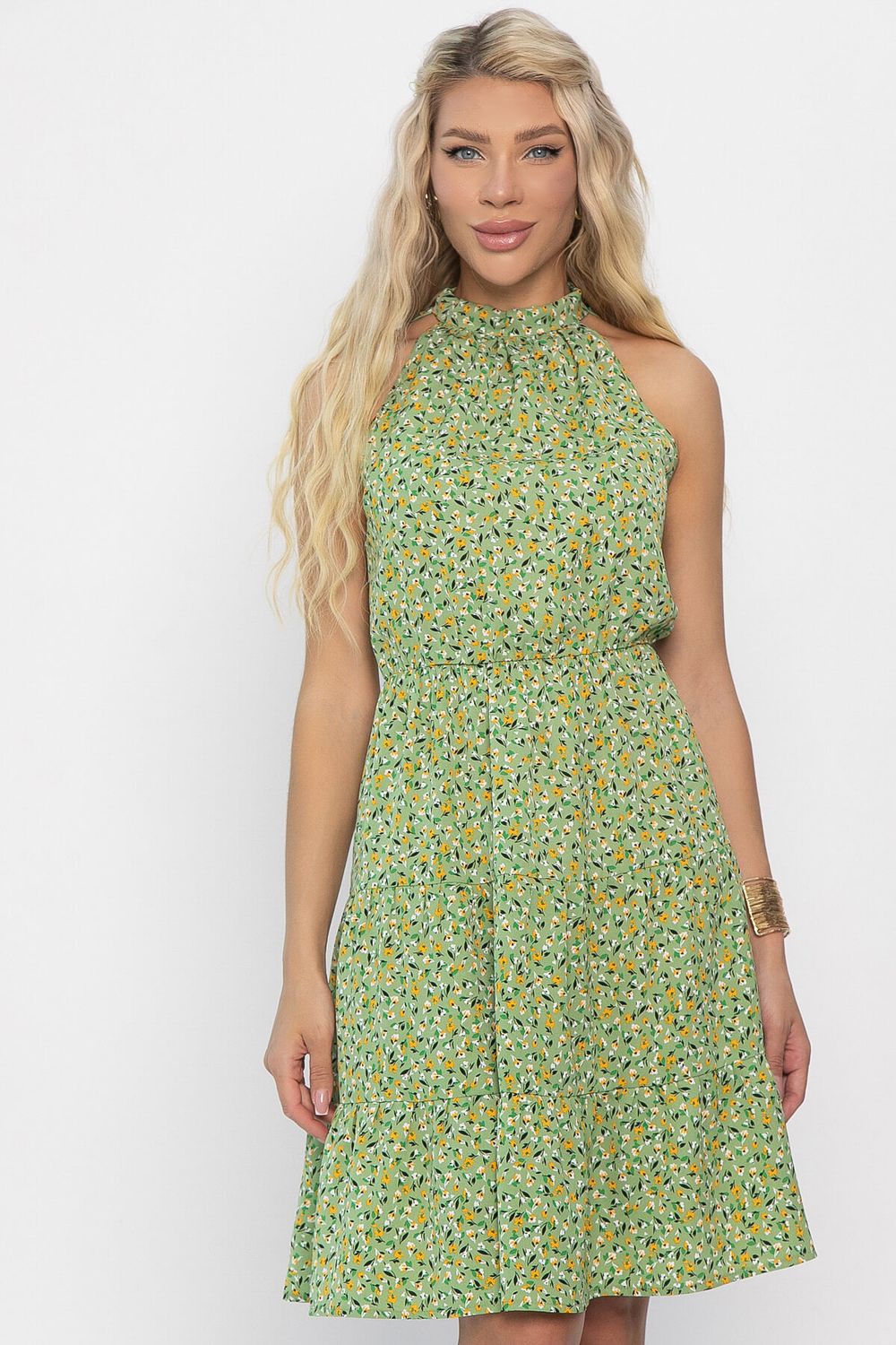 Платье Алюния (зеленое) П13821-36М LT Collection