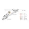 uBear Switch Keyring Cable Silver