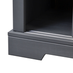 Шкаф витрина, 103х41х139, Лэйквью, буфет в кухню, сервант с 2 раздвижными дверями из массива дерева, MAKOSA