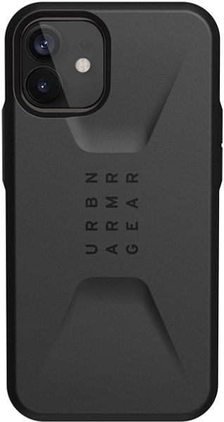 Чехол-накладка UAG Civilian для Apple iPhone 12 mini 5.4" черный (Black) 11234D114040