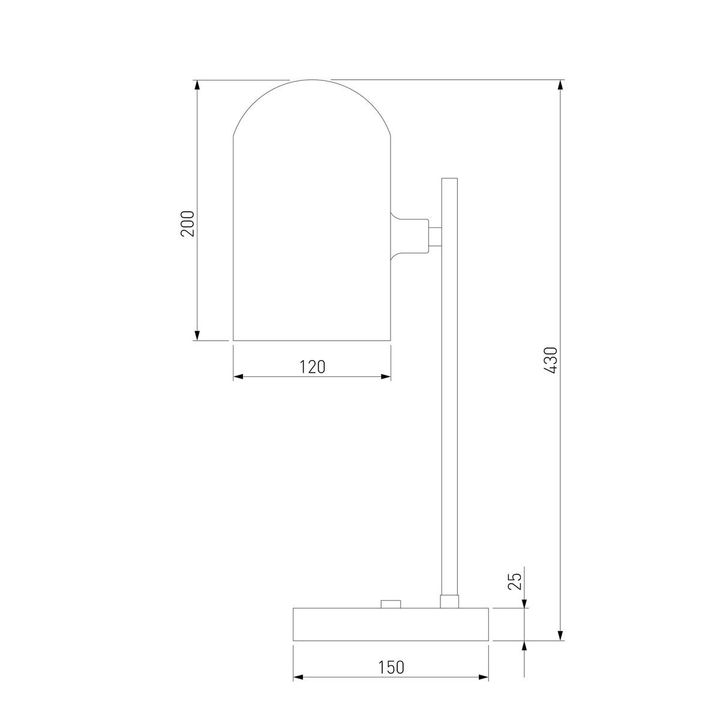 Настольная лампа Eurosvet Bambola 01164/1 латунь