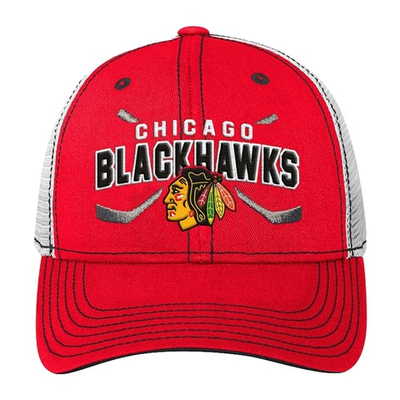 Бейсболка Adidas S24 Lockup Meshback Blackhawks JR