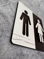 Табличка на дверь туалета