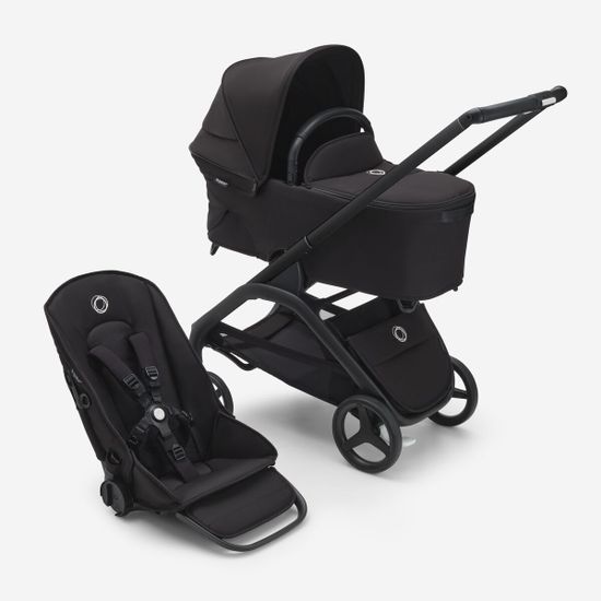 Коляска 2 в 1 Bugaboo Dragonfly (Midnight black/Midnight black/Black)
