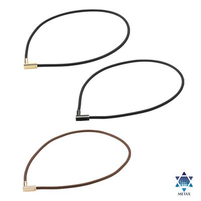 Ожерелье PHITEN RAKUWA NECKLACE MG CHOPPER SQUARE серебряно-золотое