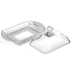 МАСЛЕНКА "MUZA CRYSTAL" 17,5*10,5 СМ. ВЫСОТА=9 СМ