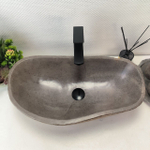 Раковина из речного камня RS-63509 (60*34*15) 0124