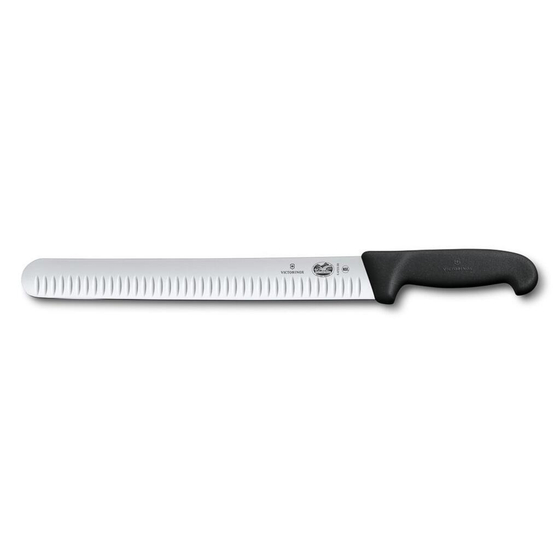 Нож слайсер 36 см для нарезки ломтиками черная фиброкс ручка Victorinox Fibrox