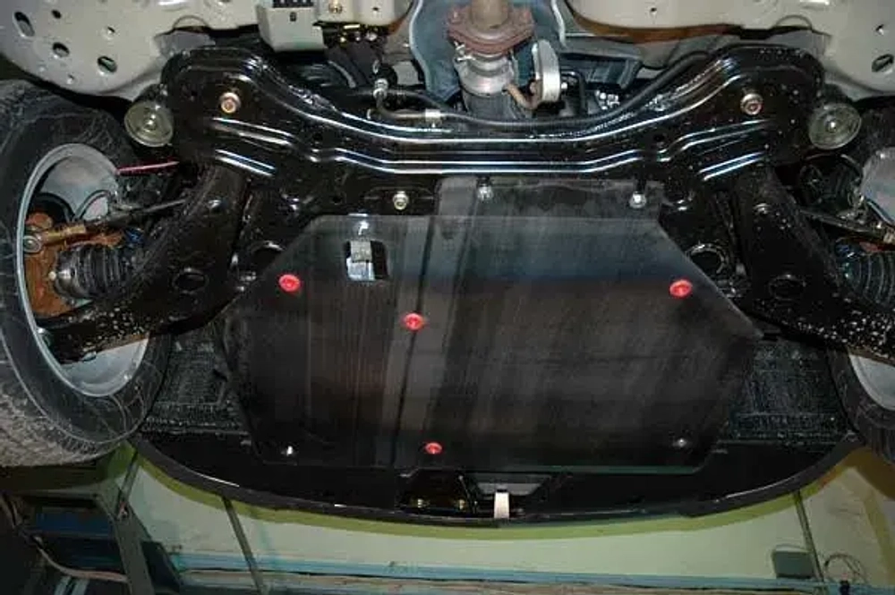 Защита картера и КПП Sheriff для Mitsubishi Galant IX (DJ1A) 2003-2012 арт.14.1103