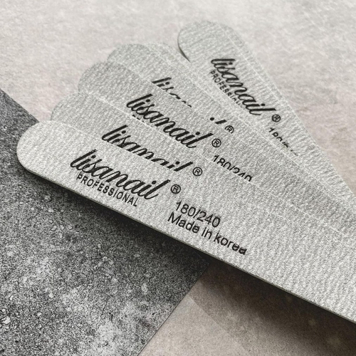 LisaProfi пилки широкие 180/240 грит, 10 шт.