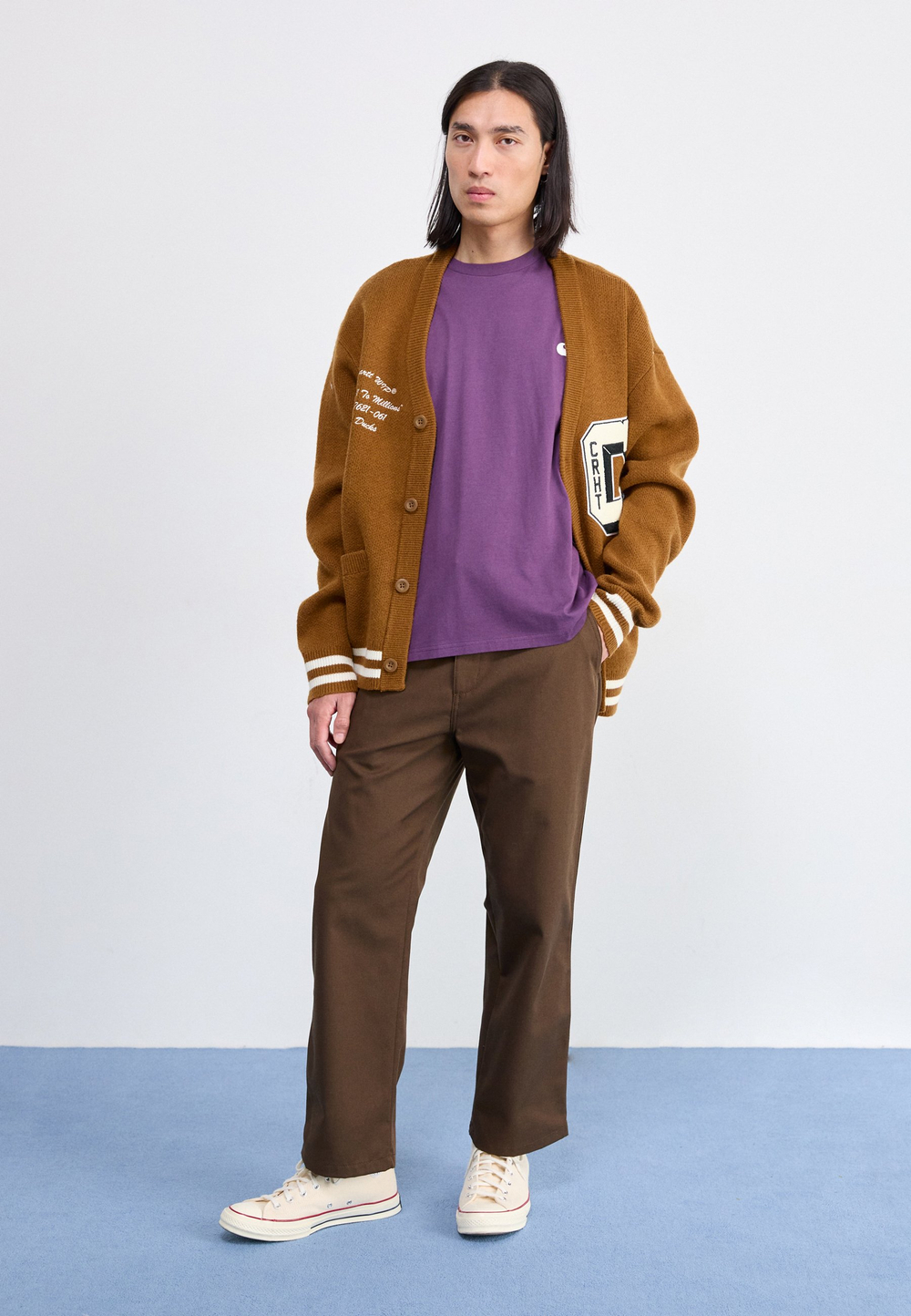 Carhartt WIP MADISON - Базовая футболка - Белый