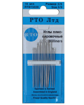 Иглы плиссировочные 3/9 15039 RTO