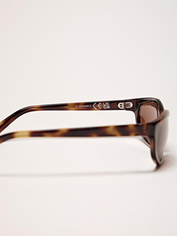 Massimo Dutti Маленькие овальные солнцезащитные очки, коричневый