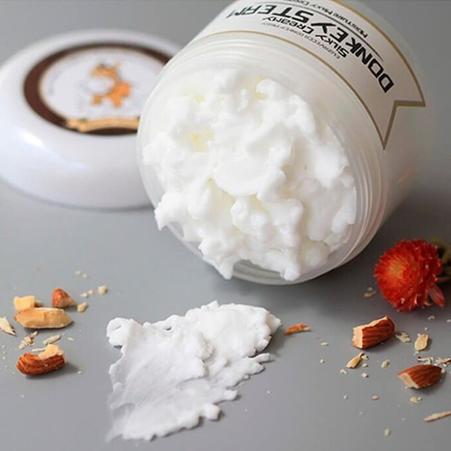 Паровой крем на основе ослиного молока Elizavecca Silky Creamy Donkey Steam Moisture Milky Cream, 100мл