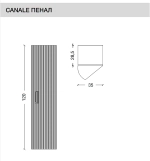 Пенал Armadi Art Vallessi Avantgarde Canale черный с хромом