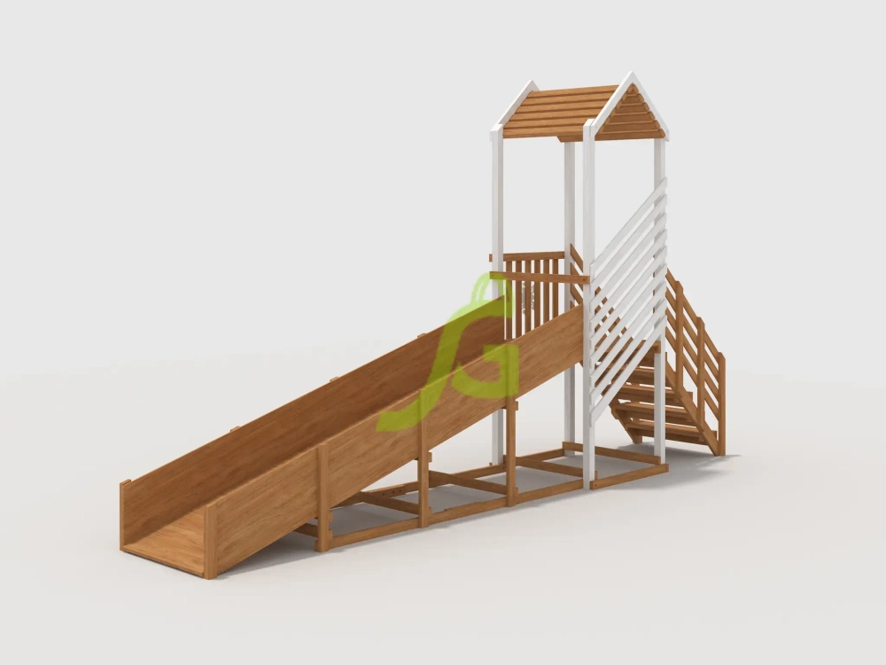 Зимняя горка "IgraGrad Snow Fox", скат 5 м (с калиткой)