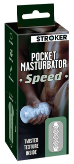 Прозрачный мастурбатор Pocket Masturbator Speed (Цвет: прозрачный)