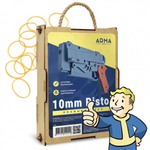 Резинкострел в сборе ARMA Пистолет Fallout (подвижный затвор, предохранитель)