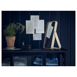 IKEA IKORNNES  (ИКЕА ИКОРННЕС)  -  Настольное зеркало, ясень, 27x40 см