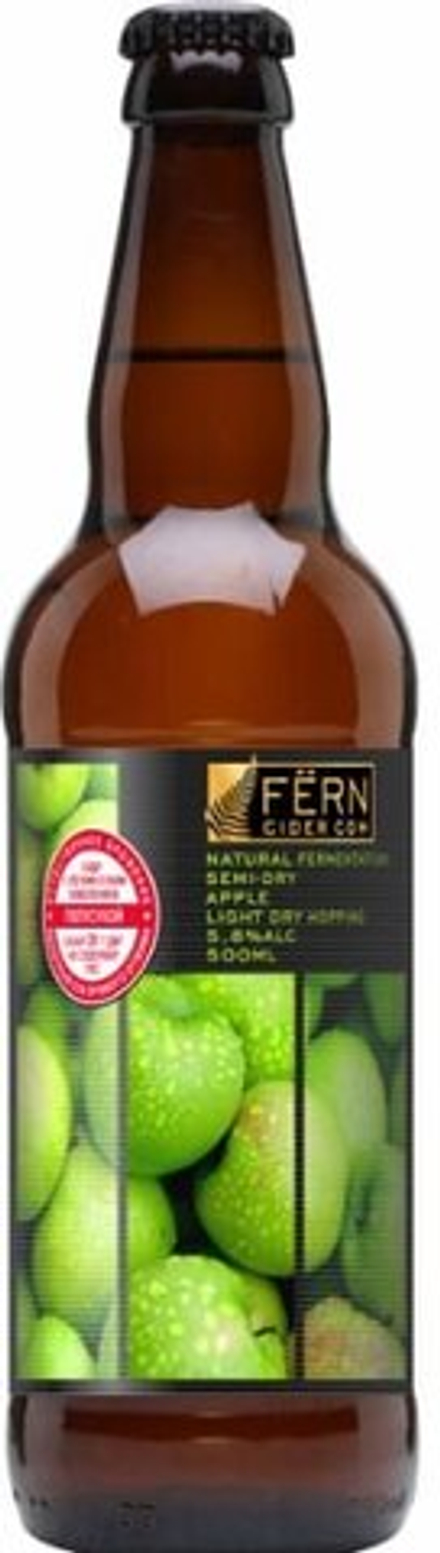 Сидр "Fern" Яблочный полусухой 5,8% 0,5л. Роял Фрут Бел
