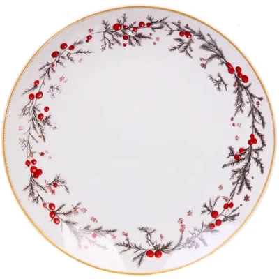 Тарелка керамическая «Аромат зимы» 25см