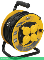 Удлинитель на катушке IEK Industrial Plus УК30 (WKP15-16-04-30-44)