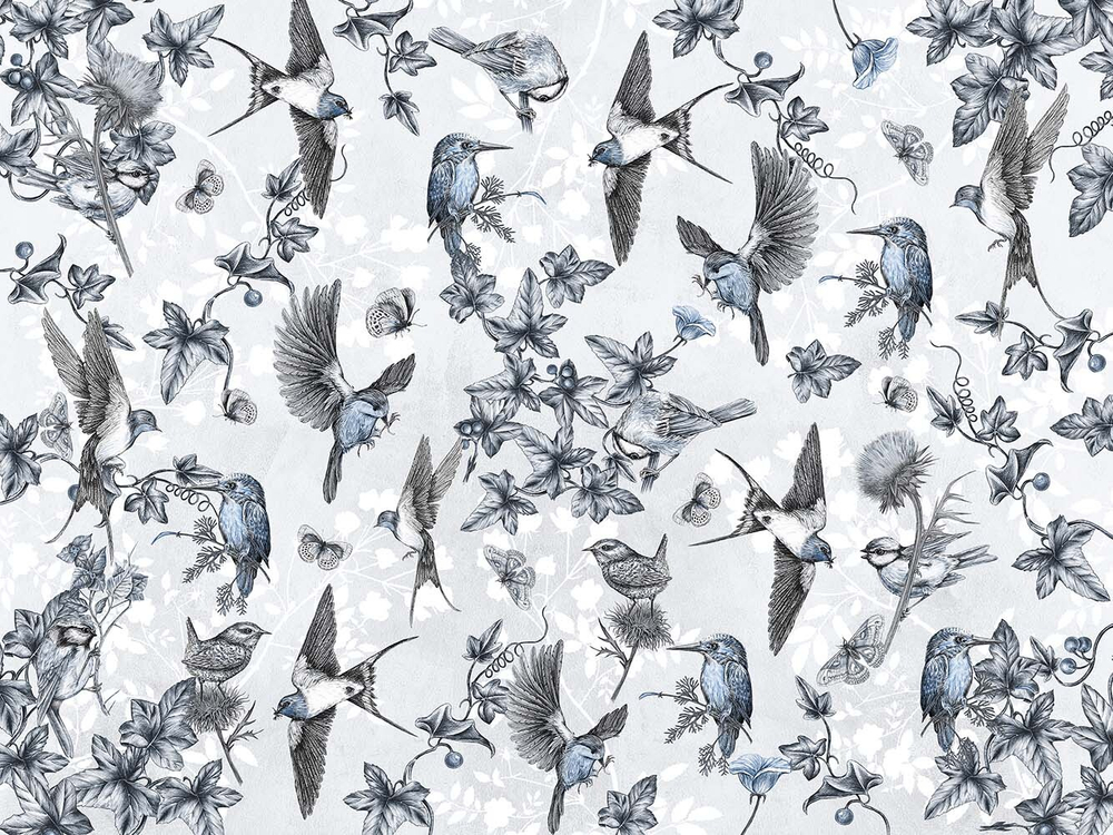 Дизайнерские обои Wall Street Botanica