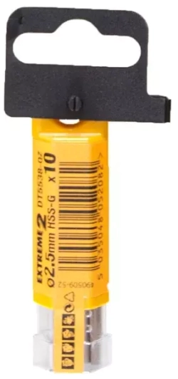 Сверло DEWALT EXTREME 2 DT5538, HSS-G, (2.5 x 57 x 30), 10 шт.