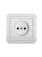 Розетка без заземления белая Makel Mimoza 12022
