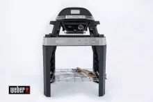 Гриль электрический Weber Pulse 1000 с тележкой, чёрный