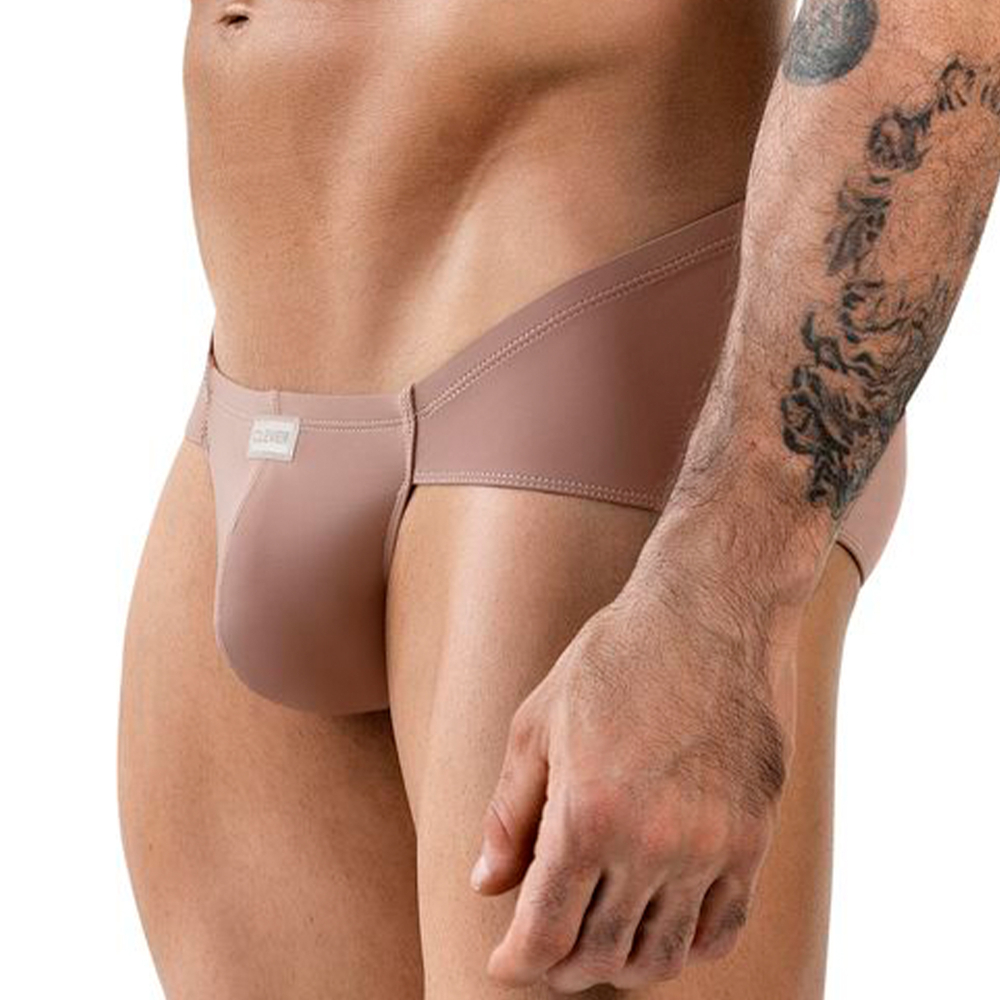 Мужские трусы брифы коричневые Clever Moda AUDAZ BRIEF 187015