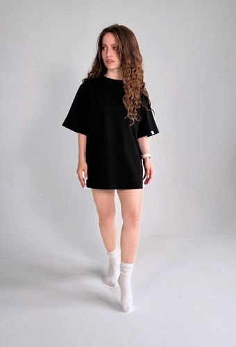 Футболка oversize чёрная