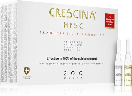 Crescina Transdermic 200 Re-Growth and Anti-Hair Loss - уход, поддерживающий рост волос и предотвращающий их выпадение для женщин /   20x3,5  ml  / GTIN 8051417819619