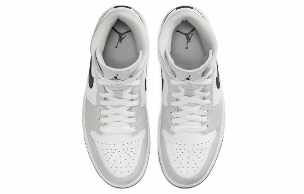 Кроссовки Jordan Air Jordan 1 Mid "Light Smoke Grey" Dior (Женская размерная сетка)