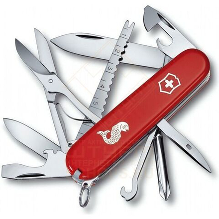 Нож многофункциональный Victorinox Fisherman 91 мм, Red