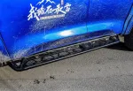 Фиксированные боковые пороги для GWM Poer KingKong 2023+ Great Wall Motor Поэр Кинг Конг юбки подножки стальные пороги