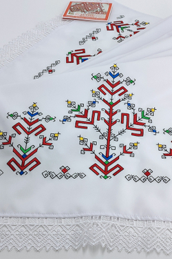 Полотенце с чувашской вышивкой