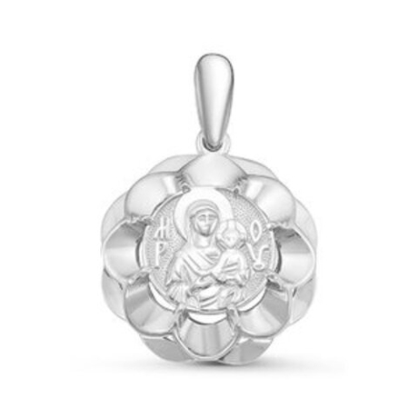 Икона Бм. Казанская из серебра